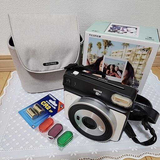 富士フィルム チェキ】 SQUARE SQ6 パールホワイト 本体込み5点