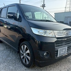 【支払総額16.8万円】h24年式ワゴンRスティングレーターボ車検令和9年7月機関良好 AA評価4点 フルセグTV Bluetooth バックカメラの画像