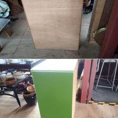 【商談中】レトロ トリコの家具 5段 収納 たんす タンス 衣類収納 昭和レトロ グリーン /HJ-0505 2F南の画像