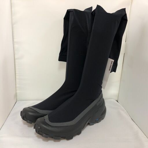 【希少✨️】MM6 Maison Margielaクリアブラック ロングブーツ 希少】MM6 Maison Margielaクリアブラック ロングブーツ