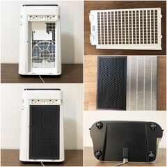 シャープ加湿空気清浄機 KC-G50-W プラズマクラスター7000搭載 8～15畳(25m2) SHARP 薄型スリムデザイン　分解除菌清掃/動作確認済みの画像