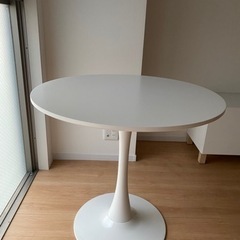 美品 BLANC テーブル　丸テーブル　カフェテーブル　韓…