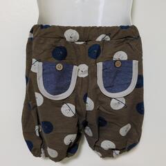 【中古】90cm 男の子 ブラウン ハーフパンツの画像