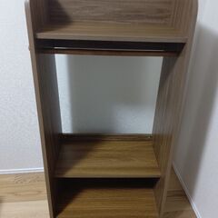 【ダークブラウン】ランドセルラック ハンガーラック 子ども用 の画像