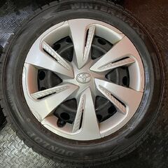 【DUNLOP WINTER MAXX WM02 185/60R15】スタッドレス【トヨタ 170系シエンタ 純正ホイール 15インチ 5.5J5HPCD100】24年製 バリ溝 (KTM437)の画像