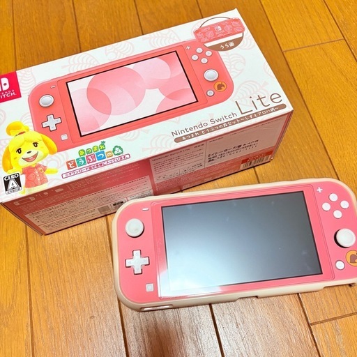 珍しい Lite Switch Nintendo コーラルピンク どうぶつの森