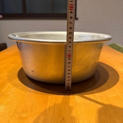 アルミ たらい 桶 レトロ 昭和レトロ レア？ だるま 達磨の画像