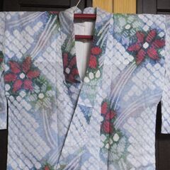 有松鳴海絞り浴衣★花柄の画像