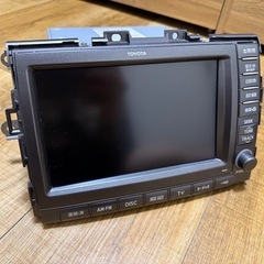 50エスティマ トヨタ純正ナビ　ステー付きの画像