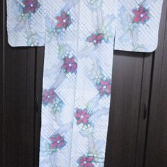 有松鳴海絞り浴衣★花柄の画像