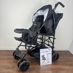 キンダーワゴン　【kinderwagon】 DUOシティHOP2  二人乗り《ブラック》の画像