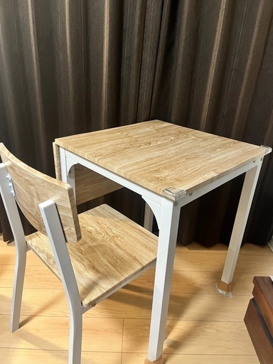 やまＰ コメントしてから購入してね♡　ダイニングテーブル　セット ダイニング3点(テーブル＋チェア2脚)セット Yummy plane(ヤミー