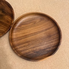 無印良品 木製皿 23cm 2つセットの画像