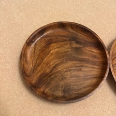 無印良品 木製皿 23cm 2つセットの画像