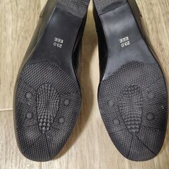 【再値下げ！】神戸オアシス 本革幅広ビット付きローファー（23cm、3E）の画像