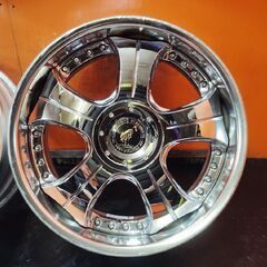 スーパースター ロデオドライブ ピュアスピリッツ 社外ホイール 18インチ 4本 7.5/8J4HPCD100+42/+35 希少 メッキ　(VHL388)の画像