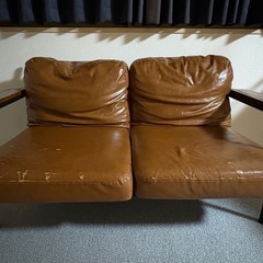後藤家具物産 収納庫付き2人掛けソファー クララ/ベージュ色