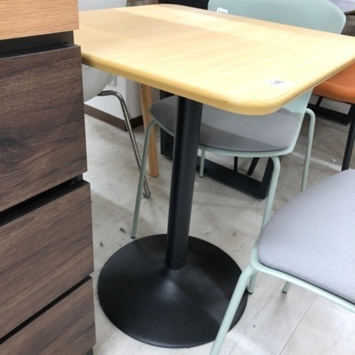 【11月10日頃まで】大阪市引き取り　カフェテーブルセット s7369) 直接引き取り限定 カフェテーブル 木製テーブル 5脚