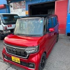 人気NBOX カスタム　ターボ付き　2021 29,000KM  乗って帰れますの画像