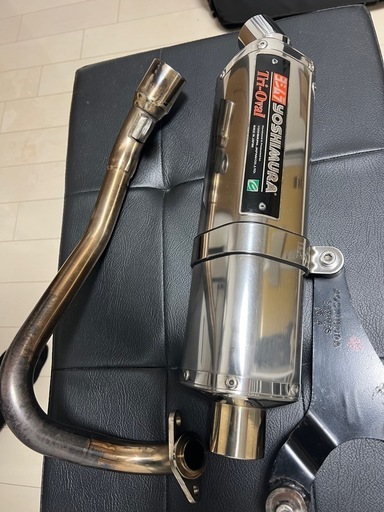 アドレスv125G/S用Tri-Ovalヨシムラステンレスマフラー