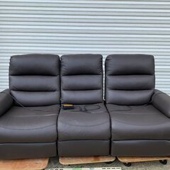 JE35 電動リクライニングソファ　3点セット【直接引取り限定】メーカー不明の画像