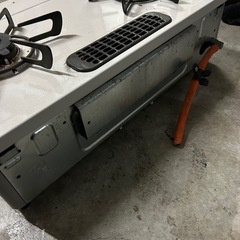 二口コンロ　魚焼き機付き
の画像