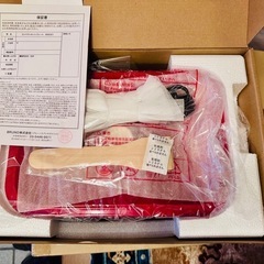 【直接手渡しできる方 】 新品•未使用‼️コンパクトホットプレート　REDの画像