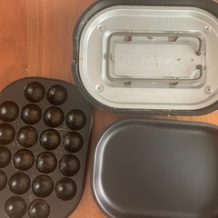 たこ焼き機、ホットプレート付き