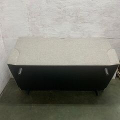 【NITORI】ニトリ 3人掛けソファ キャッツ3 グレー W1680×D850 状態良好 肘置き付き 家具 インテリア モダン家具 リビング家具 Y1806の画像