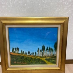 書道、掛け軸、油絵の画像