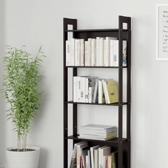 IKEA 棚 本棚 LAIVA ブラウン　の画像