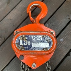 ELEPHANT CHAIN BLOCK COLLTD 手動　チェーンブロック　1.5t の画像