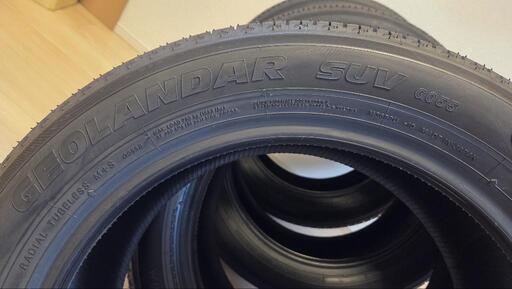 ②新車外し 2025年製 ヨコハマ 225/55R18 10分山 ※2本 デリカ