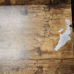 東馬 木目調アイアンデスクの画像