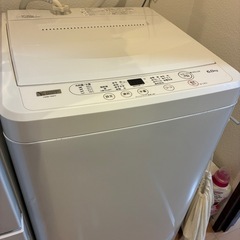 YAMADA DENKI (ヤマダ電機) 洗濯機 6.0kg ホワイト 送風 乾燥機能付き 全自動 一人暮らし YWM-T60H1の画像