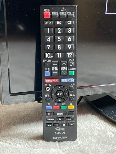 綺麗です。SHARP シャープ AQUOS アクオス LC-40E40 40型ハイビジョンテレビ