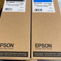 【使用回数数回】EPSON SC-T5450　大判プリンター　大容量インク＋ロール紙大量の画像