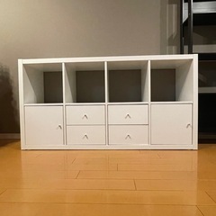 IKEA 棚 KALLAX ホワイトの画像