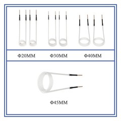 誘導ヒーターコイル 7個電磁誘導加熱コイルキット ミニインダクターコイルキットの画像