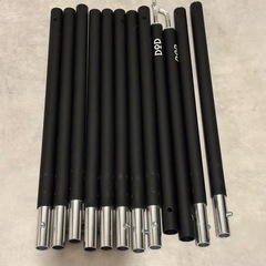 DOD コンパクトタープポール　黒の画像
