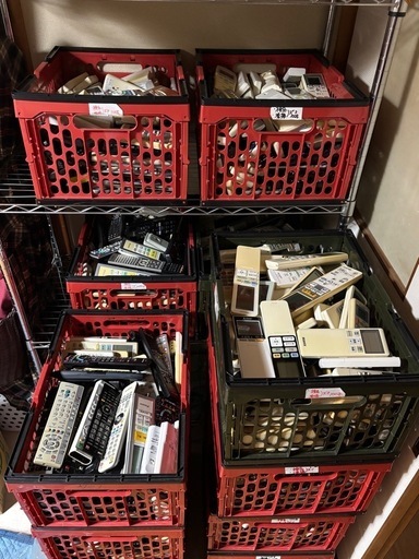 リモコン 清掃・検品済み 超大量 工場 2,200本 在庫全てまとめ売り