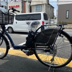 中古Panasonic電動アシスト自転車13.2Ah4点灯大阪 (となりの樹