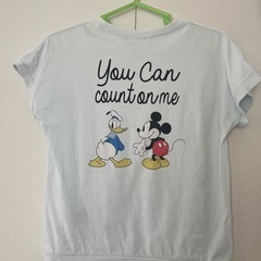 branshesブランシェス キッズ ミッキー ドナル半袖 Tシャツ 140cmの画像
