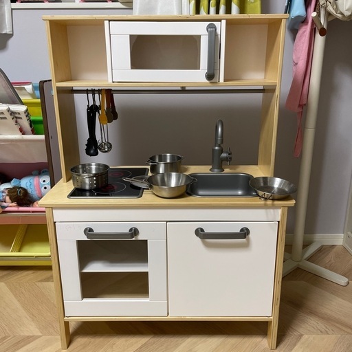 おままごと キッチン おままごとセット 冷蔵庫 調理器具付き 木製 台所 おままごとキッチン