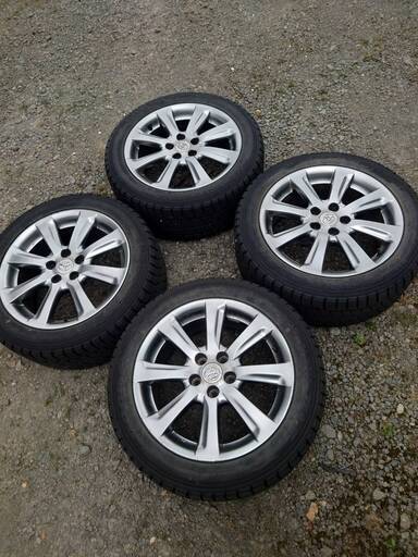 トヨタ純正 クラウン 18x8J+45 PCD114.3 GOODYEAR ICE NAVI ZEA