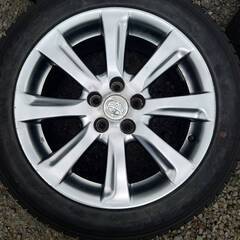 トヨタ純正 クラウン 18x8J+45 PCD114.3 GOODYEAR ICE NAVI ZEA II 235/50R18 97Qの画像