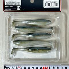 新品 【 #50 ブルーバックシャッド 】 LAYSAM レイサム カグラ 4インチ ワーム ソフトルアー KAGURA ケース売り（5個入）の画像
