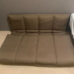 【リクライニング式マットレスベッド】1人～2人用｜少し汚れあり｜難波で7/28まで引き渡し可の画像