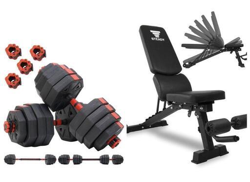 インクラインベンチ&ダンベル セット