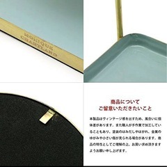 【卓上ミラー】ENAMEL MIRROR 鏡 <MONIQUE CHARTLAND>の画像